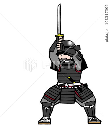 武者(戦闘・右2・黒 武者(戦闘・右2・黒 108317306