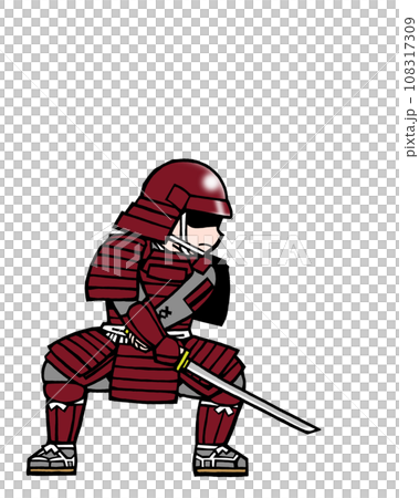 Warrior (battle, left 1, red) 108317309