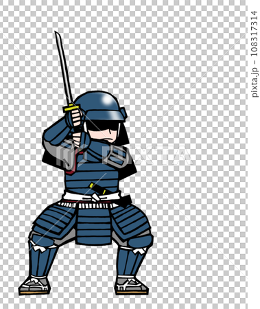 Warrior (battle, left 2, blue) 108317314
