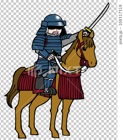 Warrior warrior (on horseback, blue) Warrior warrior (on horseback, blue) 108317319