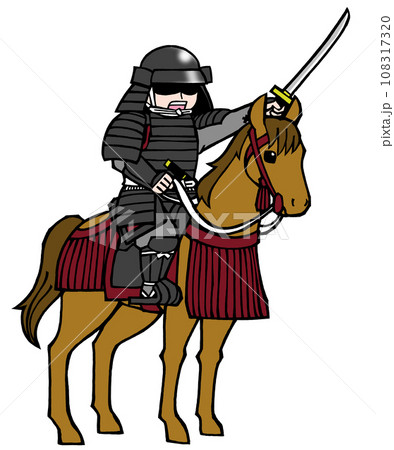 武者武者(騎馬かかれ・黒 武者武者(騎馬かかれ・黒 108317320
