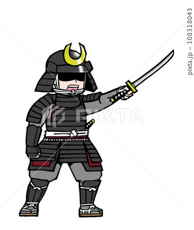 部将（かかれ・左・黒 108318043