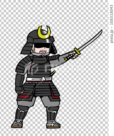 部将（かかれ・左・黒 108318043