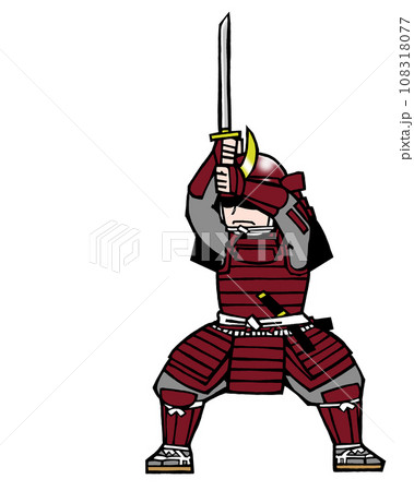 部将（戦闘・右2・赤 108318077