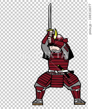 部将（戦闘・右2・赤 108318077