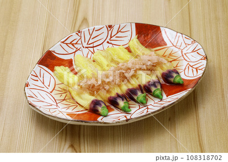 花オクラのおひたし 花オクラのおひたし 108318702