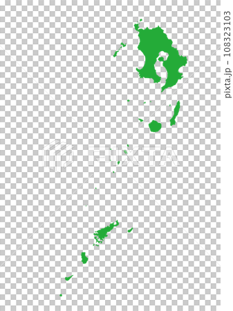 縣地圖 鹿兒島縣 108323103