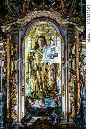Interior of Ordem Terceira Nossa Senhora Our Lady do Carmo church in Salvador da Bahia in Brazil Interior of Ordem Terceira Nossa Senhora Our Lady do Carmo church in Salvador da Bahia in Brazil 108323208