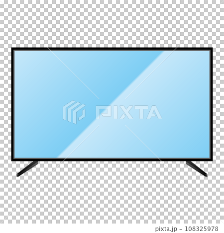 Simple illustration_TV, monitor Simple illustration_TV, monitor 108325978