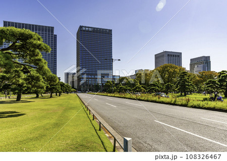 東京皇居外苑 皇居前鍛冶橋線 東京都千代田区 東京皇居外苑 皇居前鍛冶橋線 東京都千代田区 108326467