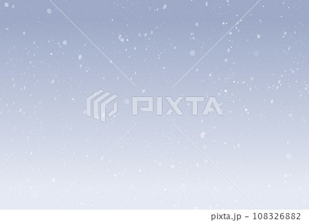 しんしんと降る雪のイラスト しんしんと降る雪のイラスト 108326882