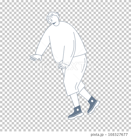 つまづく女性 つまづく女性 108327677