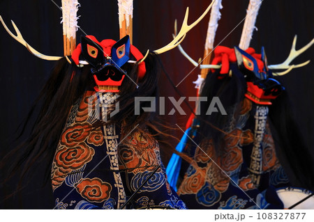 岩手県民俗芸能公演 鹿踊り 岩手県民俗芸能公演 鹿踊り 108327877