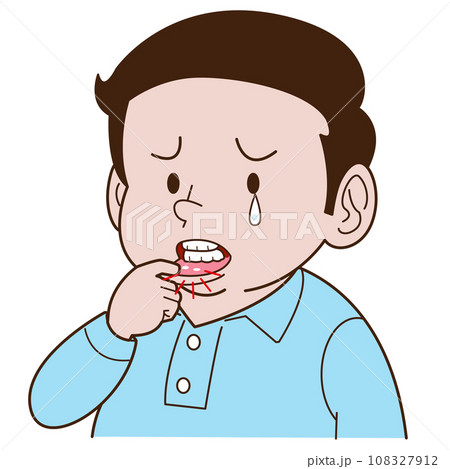 痛いな~、口内炎 痛いな~、口内炎 108327912