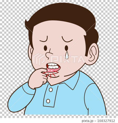 痛いな~、口内炎 痛いな~、口内炎 108327912