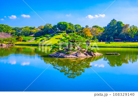 日本三名園 後楽園の景観 108329140