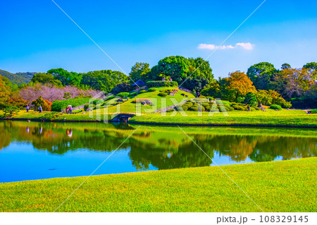 日本三名園 後楽園の景観 108329145