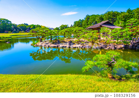 日本三名園 後楽園の景観 日本三名園 後楽園の景観 108329156