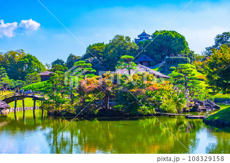 日本三名園 後楽園の景観 108329158