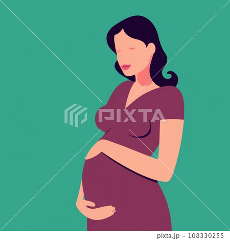Pregnant Women With Beaming Smiles, Radiating A Sense Of Happiness And Contentment. Beauty Of Pregnancy, Maternal Health, Prenatal Care Concept. Cartoon People Vector Illustration Vector Pregnant Women With Beaming Smiles, Radiating A Sense Of Happiness And Contentment. Beauty Of Pregnancy, Maternal Health, Prenatal Care Concept. Cartoon People Vector Illustration Vector 108330255
