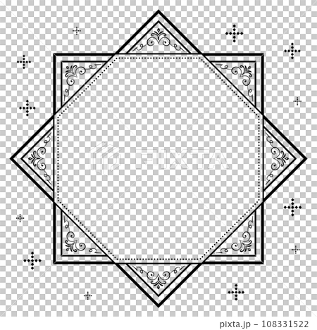 antique frame design 108331522