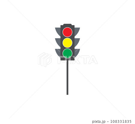 Traffic light icon. Vector illustration. Traffic light icon. Vector illustration. 108331835