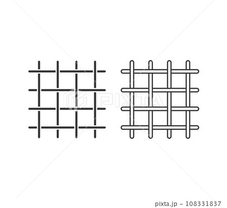 Textile, fabric, cloth icon. Vector illustration. 108331837