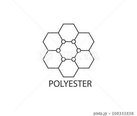Polyester fabric icon. Vector illustration. 108331838