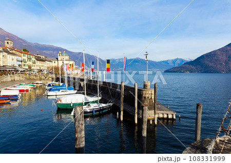 Embankment of Lake Maggiore in Cannobio, Italy Embankment of Lake Maggiore in Cannobio, Italy 108331999