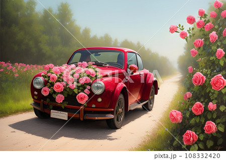 the photorealism rose world landscape 108332420