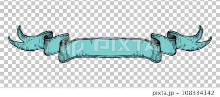Cute antique ribbon frame Cute antique ribbon frame 108334142
