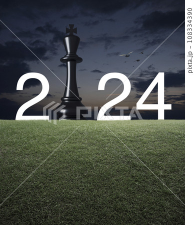 Happy new year 2024 strategy and success concept Happy new year 2024 strategy and success concept 108334390