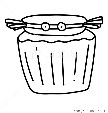 Halloween spider cupcake drawing 108334501