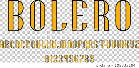 Set of alphabets font letters and numbers Set of alphabets font letters and numbers 108335104