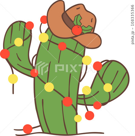 Cowboy Christmas Cactus 108335366