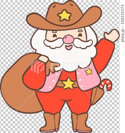 Cowboy Christmas Santa Cowboy Christmas Santa 108335373