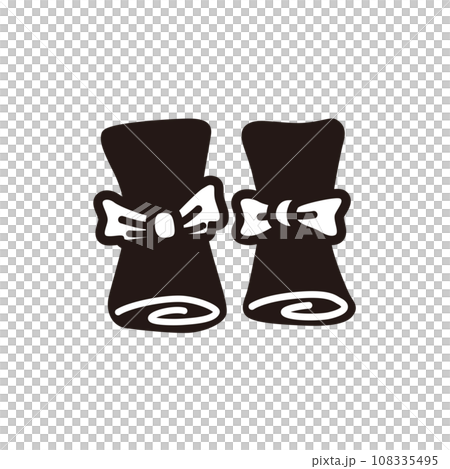 おせち 昆布巻きのイラスト・アイコン おせち 昆布巻きのイラスト・アイコン 108335495