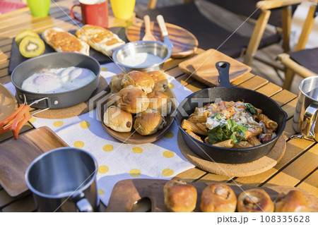 グランピング朝食イメージ グランピング朝食イメージ 108335628