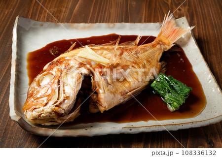 連子鯛の煮付け 108336132