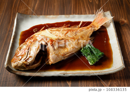 連子鯛の煮付け 108336135