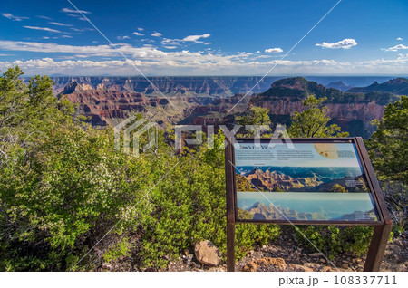 グランドキャニオンノースリム【グランドキャニオンロッジ周辺からの絶景】 グランドキャニオンノースリム【グランドキャニオンロッジ周辺からの絶景】 108337711