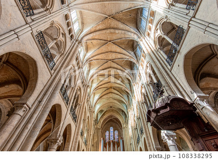 Cathedral of Our Lady, Noyon, France, interiors 108338295
