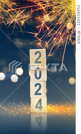 Happy New Year 2024 Happy New Year 2024 108338452
