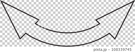 Arrow_with outline, unfilled Arrow_with outline, unfilled 108339745