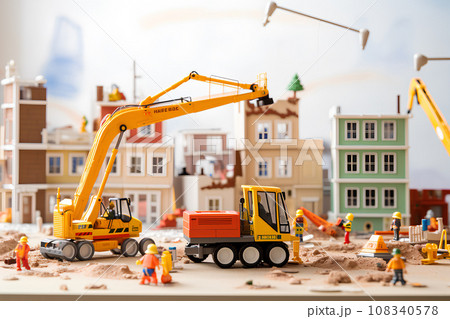 建設現場（ジオラマ） 108340578