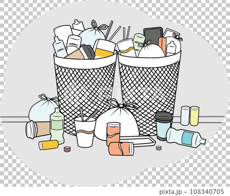 Garbage problem caused by overtourism 108340705