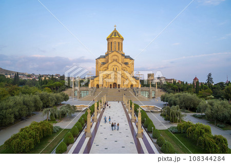 Tsminda Sameba, Holy Trinity Cathedral in Tbilisi Tsminda Sameba, Holy Trinity Cathedral in Tbilisi 108344284
