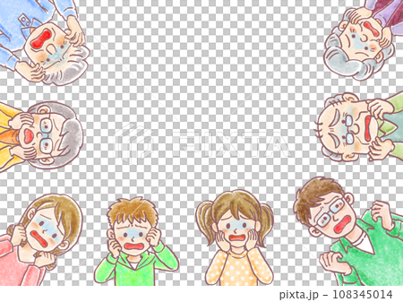 手繪風格人類表情 set_pale 108345014