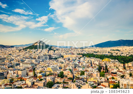 Cityscape of Athens from Acropolis 108345623