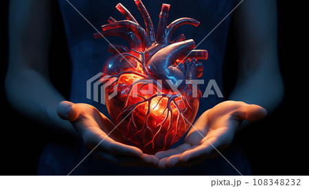 心臓を持つ手 108348232